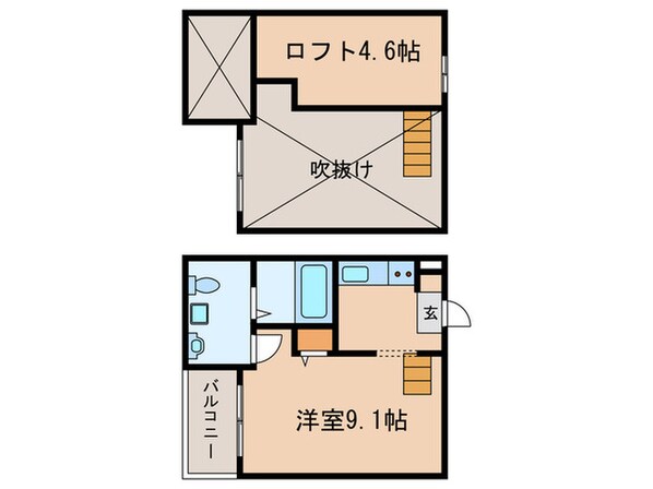 RoRoナルミの物件間取画像